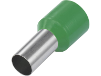Conrad Components 1091283 Adereindhulzen 1 x 16 mmÂ² x 12 mm Deels geÃ¯soleerd Groen 100 stuks
