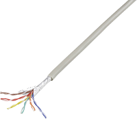 Conrad Components 1226968 Telefoonkabel J Y(ST)Y 6 x 2 x 0.60 Mm Grijs 10 m