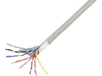Conrad Components 1226974 Telefoonkabel J Y(ST)Y 8 x 2 x 0.60 Mm Grijs 25 m