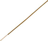 Conrad Components 1371004 Voertuigsnoer Flry B 1 X 0.35 Mmâ² Bruin 50 M