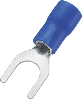 Conrad Components 745325 Vorkkabelschoen 1.50 MmÂ² 2.50 MmÂ² Gat diameter=5.3 Mm Deels geÃ¯soleerd Blauw 100 stuks