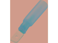 Conrad Components 93014c487 Platte stekker Met krimpkous Insteekbreedte: 4.8 Mm Insteekdikte: 0.5 Mm 180 Â° Deels geÃ¯soleerd Rood 50 stuks