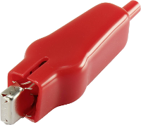 Conrad Components 93038c59 Krokodillenklem Groen Lengte: 75 mm 1 stuk(s)