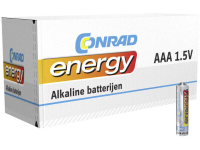 Conrad energy AAA omdoos (120 stuks)