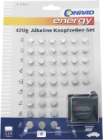 Conrad energy Knoopcelset 42 stuks