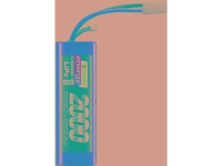 Conrad energy LiPo accupack 7.4 V 2000 mAh Aantal cellen: 2 20 C Stick hardcase Tamiya stekker