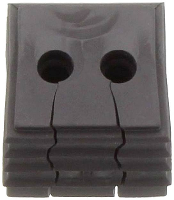 CONTA CLIP KDS DE 2X4 5 BK Afdichtingselement Thermoplastisch elastomeer Zwart 10 stuk(s)