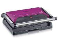 Contactgrill Severin Kg 2393 Elektrische, Tafel Aubergine, Zwart