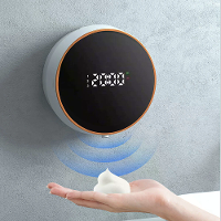 Contactloze Automatische Schuimzeepdispenser Tijdweergave USB opladen Automatische Sensorvloeibare zeepdispenser