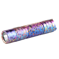 Konvooi T3 Colorful Titanium Alloy Compact EDC Zaklamp Hoge CRI 12 groep Moduss AA 14500 Batterij LED Fakkel Tactische O