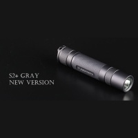 Convoy S2+ 7135*4 5 Modes Led Flashlight 1x18650 Titanium