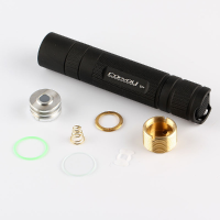Convoy S2+ Black Flashlight Host Diy Led Flashlight Shell Host