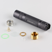 Convoy S2+ Gray Flashlight Host Diy Led Flashlight Shell Host