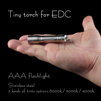 Convoy Tiny Xp E2 Stainless Steel Edc Led Flashlight Aaa