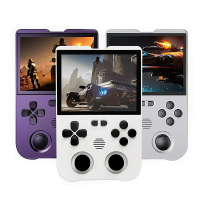 Coopreme XU10 128GB 11780 Games Arcade Games Player 3,5 inch IPS LINUX RK3326S 64bit A35 Handheld Game Console met Dubbe