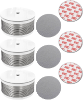 Cordes Haussicherheit Rookmelder Set van 3 stuks Incl. Batterij (10 jaar) werkt op batterijen (Ø x h) 70 mm x 35 mm