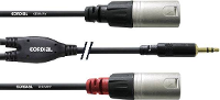 CORDIAL 1,8 M REAN JACKPLUG 3,5 MM/2X XLR M