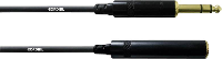 Cordial 10 m REAN jack 6.3 Mm stereo adapterkabel