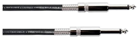 Cordial 14757 Jackplug Instrumenten Aansluitkabel [1x Jackplug male 6,3 mm (mono)   1x Jackplug male 6,3 mm (mono)] 5.00 M Zwart Flexibel