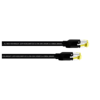 Cordial 15539 RJ45 Netwerkkabel, patchkabel CAT 5e S/UTP 10.00 M Zwart PUR mantel 1 stuk(s)