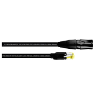 Cordial 15547 RJ45 Netwerkkabel, patchkabel CAT 5e S/UTP 1.50 M Zwart PUR mantel 1 stuk(s)
