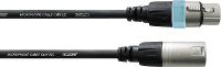 Cordial CCM2,5FM XLR Verbindingskabel [1x XLR bus   1x XLR stekker] 2.50 M Zwart
