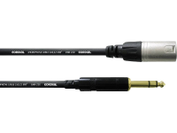Cordial CFM 0,6 MV XLR Adapterkabel [1x XLR stekker   1x Jackplug male 6.3 Mm] 0.6 M Zwart