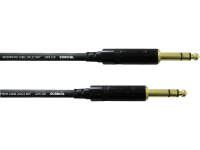 Cordial CFM 0,6 VV Jackplug Instrumenten Kabel [1x Jackplug male 6,3 mm   1x Jackplug male 6,3 mm] 0.60 M Zwart