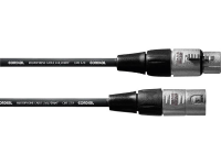 Cordial CFM 5 FM XLR Verbindingskabel [1x XLR bus   1x XLR stekker] 5.00 M Zwart