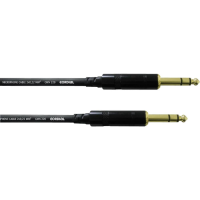 Cordial CFM3VV Jackplug Instrumenten Kabel [1x Jackplug male 6,3 mm   1x Jackplug male 6,3 mm] 3.00 M Zwart