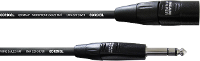Cordial CIM 3 MV XLR Verbindingskabel [1x XLR stekker   1x Jackplug male 6,3 mm] 3.00 M Zwart