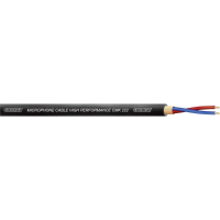 Cordial CMK 222 BLACK 100 Microfoonkabel 2 x 0.22 Mm² Zwart per meter
