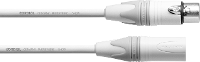 Cordial XLR Verbindingskabel [1x XLR bus   1x XLR stekker] 5.00 M Wit