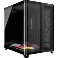 Corsair AIR 5400 LX R LINK Midi tower PC behuizing Zwart