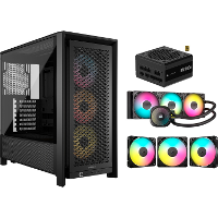 Corsair ICUE Bundle tower behuizing 2x USB A | 1x USB C | RGB | Tempered Glass | 2x 12VHPWR