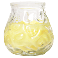Citronella Lowboy Tafelkaars   7 cm   17 branduren   citrusgeur   citronella sfeerkaarsen