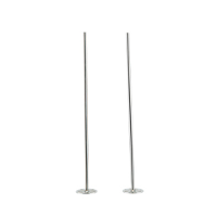 Cosy & trendy Cocktailstampers   roerstaafjes   2x stuks   RVS   21 cm   Herbruikbaar