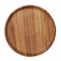 Cosy & Trendy Kaarsenbord/plateau   hout   rond   D25 cm   Kaarsenonderzetter