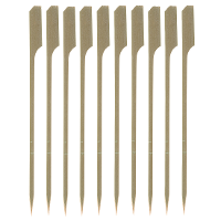 Hapjes/sate prikkers/peddel spiesjes   bamboe hout   250x stuks   15 cm