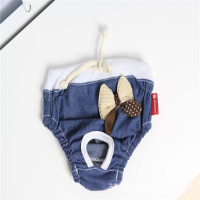 Cotton Denim Pet Sanitary Pants Pet Dog Physiological Pants