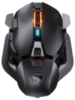 Cougar CGR 800M Gaming muis Kabelgebonden Optisch Zwart 12 Toetsen 16000 dpi
