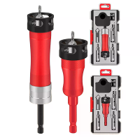 Vormfrezen Boor 3 in 1 Aluminium Legering Lichaam HSS Messen Verstelbare 90 Graad Precisie Universele Zeskant Shank voor