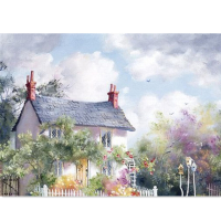Countryside Diy Oil Painting By Numbers Digital Oil Painting Kits Frameless Canvas Wall Decor Gift 40x50cm