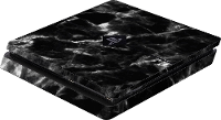 Cover PS4 Slim Software Pyramide Skin fÃ¼r PS4 Slim Konsole Black Marble