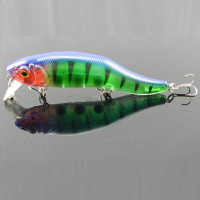 Crankbait Minnow Fishing Hooks Lures Hard Bait With Hooks 24.5G 12cm