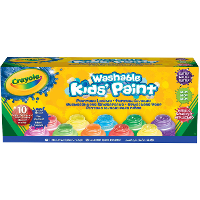 Crayola 10 Potjes afwasbare verf met special effects