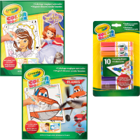 Kleurboekset Color Wonder Planes en Sofia the firs