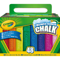 Crayola Outdoors   Afwasbare stoepkrijtjes 48 stuks