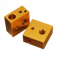 Creality 3d® 2pcs Mk7/mk8 20*20*10mm Aluminum Heating Block For 3d Printer