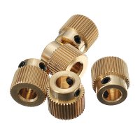 Creality 3D® 5PCS 40 tanden 5mm messing extrusie wielgereedschap met M3 schroef voor 3D printer